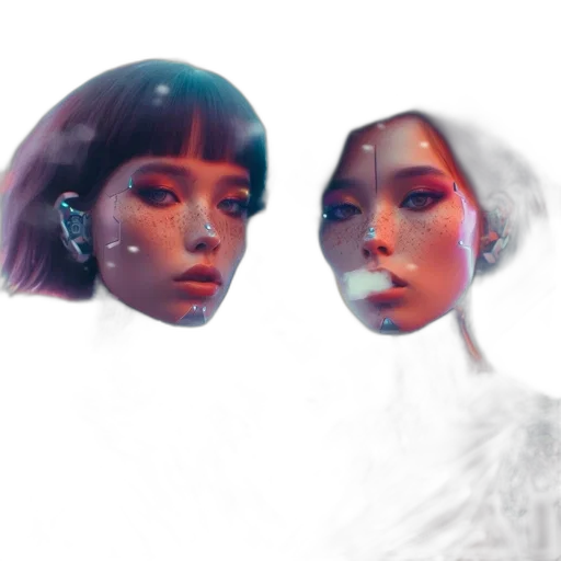 face, mask, robot, jewelry transparent PNG cut-out