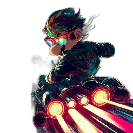 robot, weapon, mask, cyberpunk transparent PNG cut-out