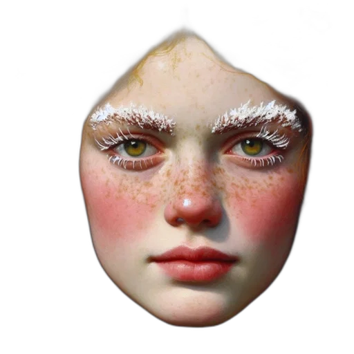 face, mask, crown, creature transparent PNG cut-out
