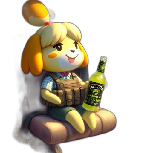 bottle, animal, food, furniture transparent PNG cut-out