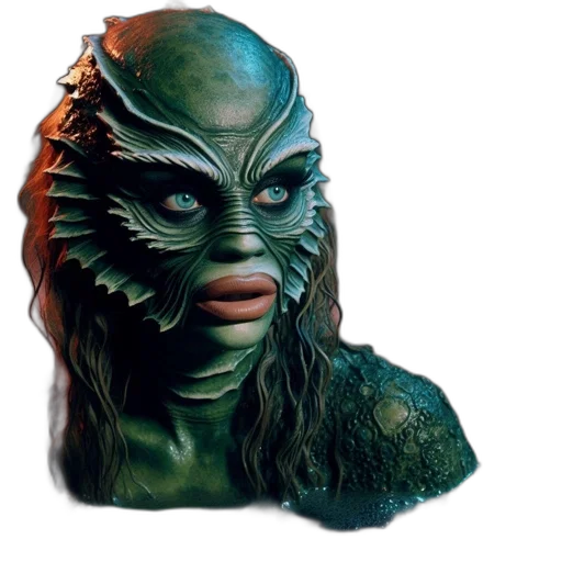 mask, creature, face, concept art transparent PNG cut-out