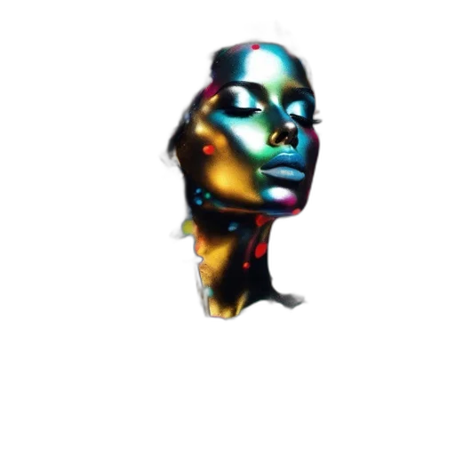 face, mask, crown, robot transparent PNG cut-out