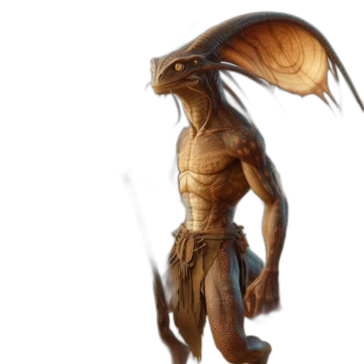 dragon, creature, staff, concept art transparent PNG cut-out