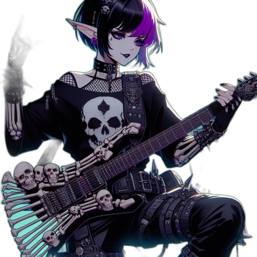 weapon, jacket, robot, staff transparent PNG cut-out