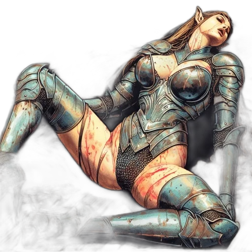 robot, dress, sword, weapon transparent PNG cut-out