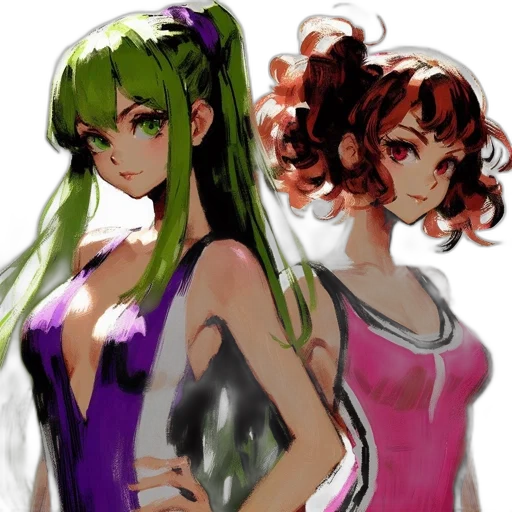 dress, concept art, anime, watercolor transparent PNG cut-out