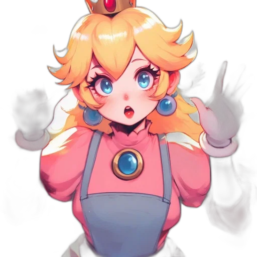 crown, staff, dress, robot transparent PNG cut-out