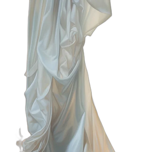 dress, 3d render, concept art, photorealistic transparent PNG cut-out