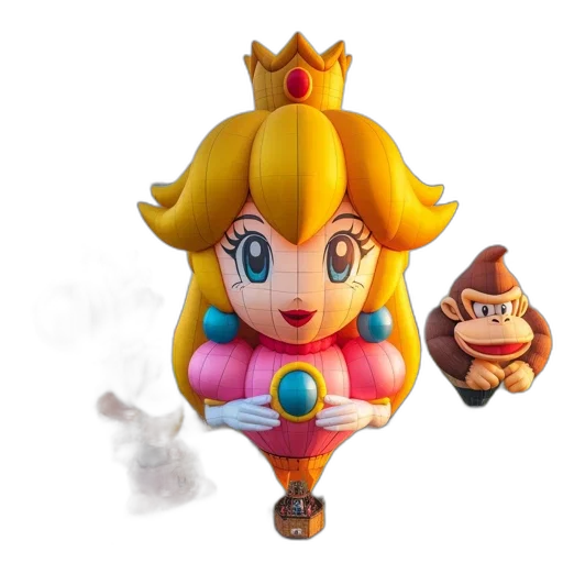 crown, staff, weapon, 3d render transparent PNG cut-out