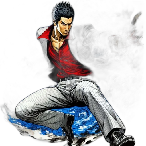 concept art, comic book art, anime, fantasy art transparent PNG cut-out