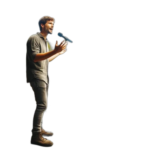 jacket, staff, animal, shoes transparent PNG cut-out