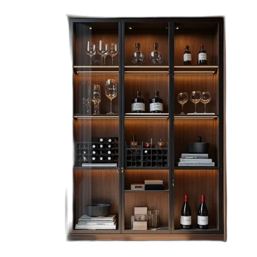 furniture, 3d render, modern, wine transparent PNG cut-out