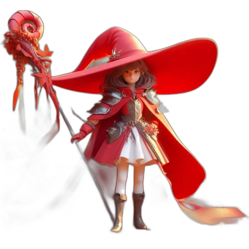 staff, weapon, hat, concept art transparent PNG cut-out