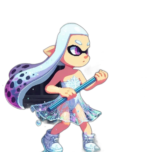dress, weapon, jacket, vaporwave transparent PNG cut-out