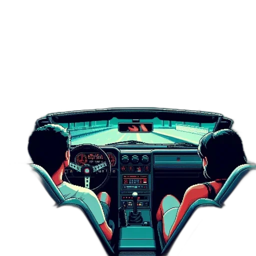 car, jacket, robot, mask transparent PNG cut-out