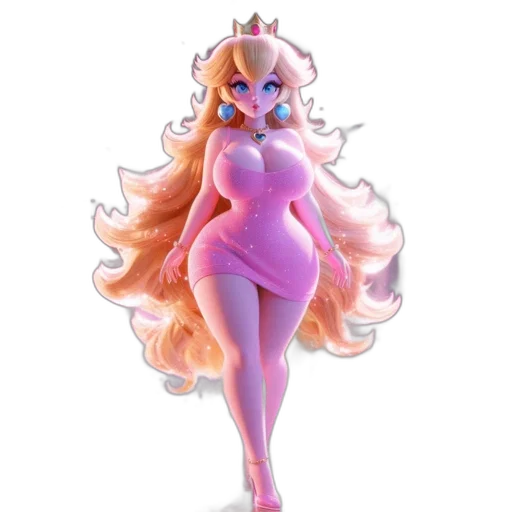 dress, crown, concept art, 3d render transparent PNG cut-out