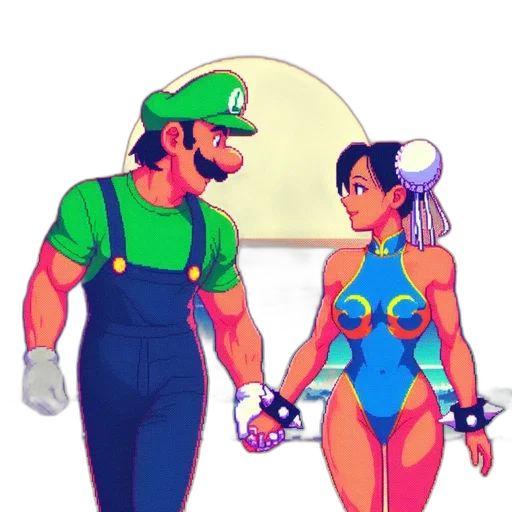 dress, pixel art, comic book art, concept art transparent PNG cut-out