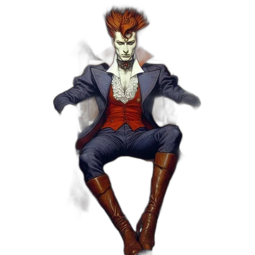 jacket, mask, concept art, fantasy art transparent PNG cut-out