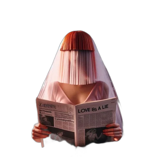 mask, hat, hair, dress transparent PNG cut-out