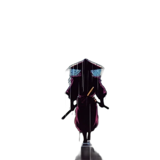 robot, dress, staff, umbrella transparent PNG cut-out