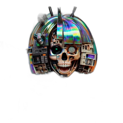 mask, jewelry, robot, crown transparent PNG cut-out