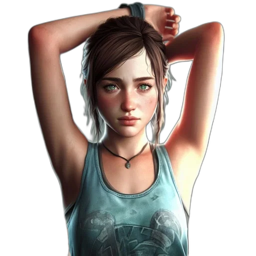 dress, face, weapon, jacket transparent PNG cut-out