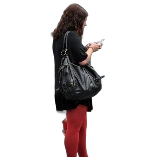 dress, jacket, staff, shoes transparent PNG cut-out