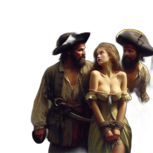 concept art, oil painting, fantasy art, photorealistic transparent PNG cut-out