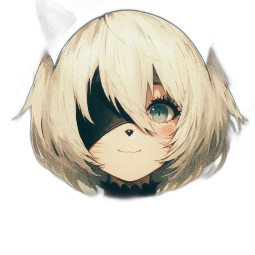 mask, hair, face, creature transparent PNG cut-out