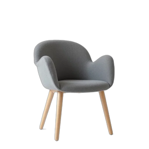 furniture, 3d render, monochrome, fiber transparent PNG cut-out