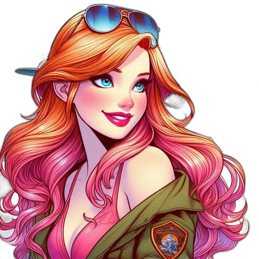 comic book art, cartoon, fantasy art, concept art transparent PNG cut-out