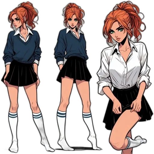 jacket, staff, anime, concept art transparent PNG cut-out