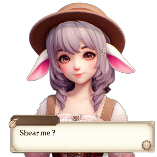 hat, staff, weapon, face transparent PNG cut-out