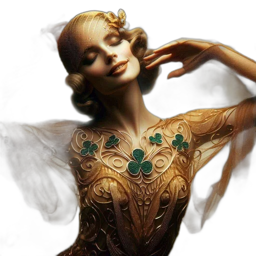 dress, jewelry, crown, fantasy art transparent PNG cut-out