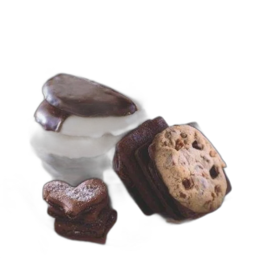 food, crown, photorealistic, cookie transparent PNG cut-out