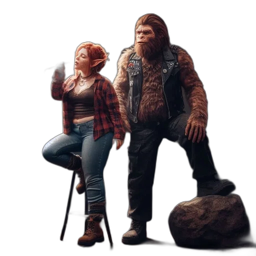 jacket, animal, creature, concept art transparent PNG cut-out