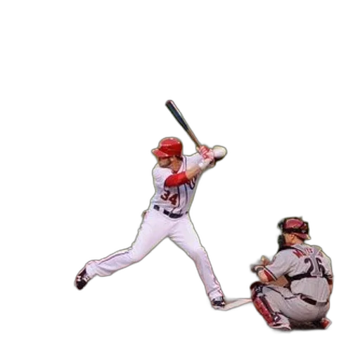 baseball, player, red, helmet transparent PNG cut-out