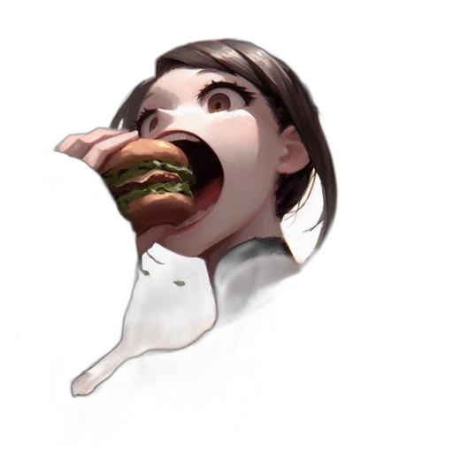 food, face, mask, creature transparent PNG cut-out