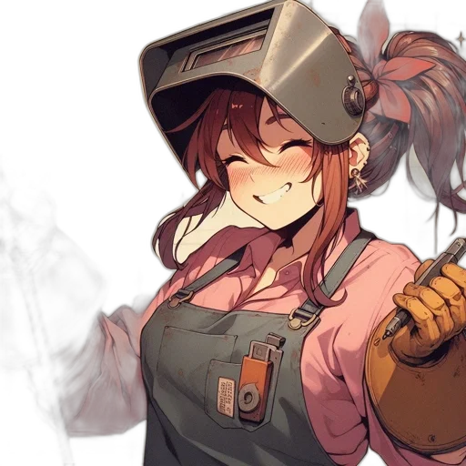 staff, weapon, hat, robot transparent PNG cut-out