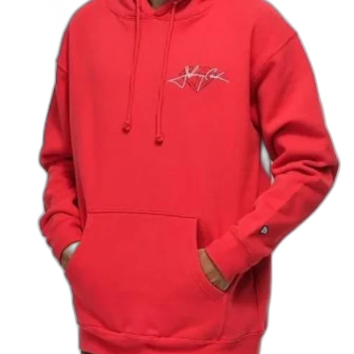 jacket, staff, 3d render, red transparent PNG cut-out