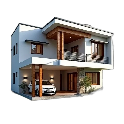 building, furniture, 3d render, photorealistic transparent PNG cut-out