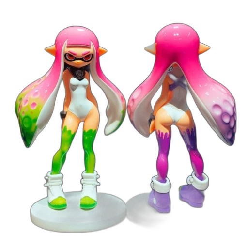 3d render, concept art, vaporwave, pixel art transparent PNG cut-out