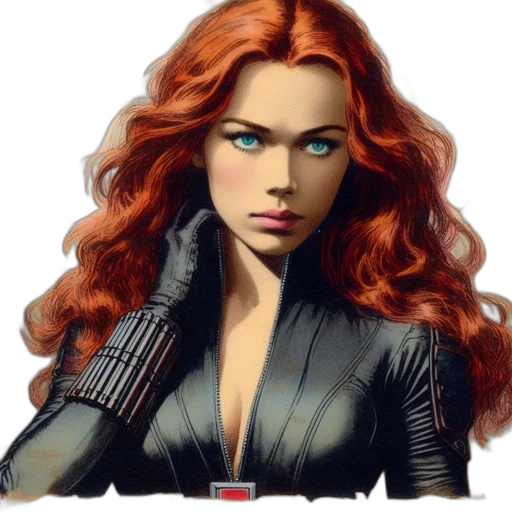 comic book art, fantasy art, concept art, photorealistic transparent PNG cut-out