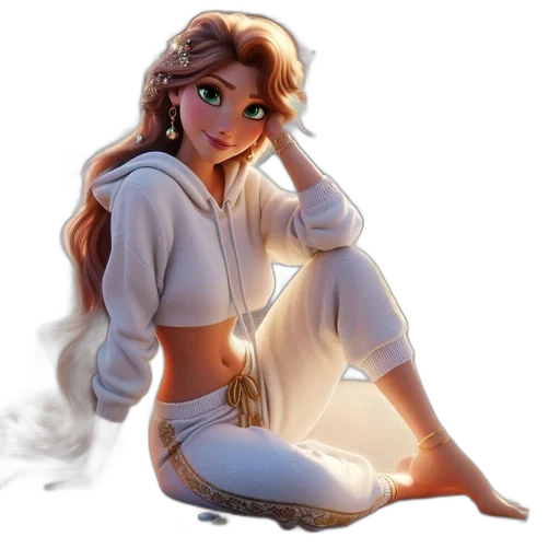 dress, staff, fantasy art, concept art transparent PNG cut-out