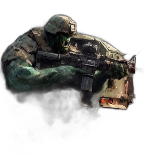 weapon, robot, mask, face transparent PNG cut-out