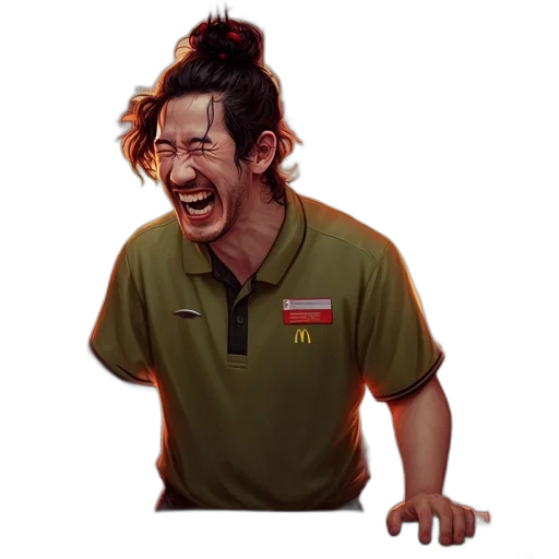 staff, face, creature, hair transparent PNG cut-out