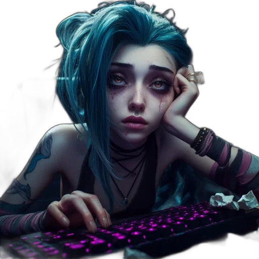 face, robot, jewelry, cyberpunk transparent PNG cut-out