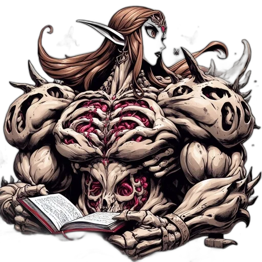 creature, comic book art, concept art, fantasy art transparent PNG cut-out