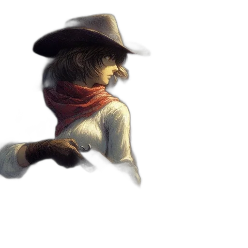 hat, mask, face, staff transparent PNG cut-out
