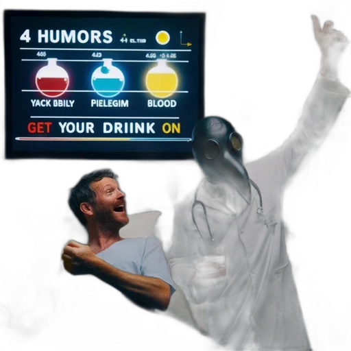 bottle, robot, concept art, humorous transparent PNG cut-out